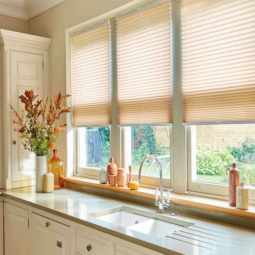 Pleated blinds in Oxford